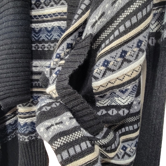 Juliette Jake Wool Blend Waterfall Open Cardigan Sweater Women's Size Small - Picture 6 of 12